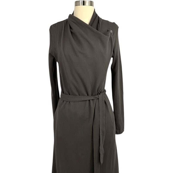 Lunya Wrap The Robe Loungewear Dress Long Sleeve Gray Size XS / S - Picture 8 of 15